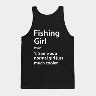 Fishing Girl Definition Tank Top